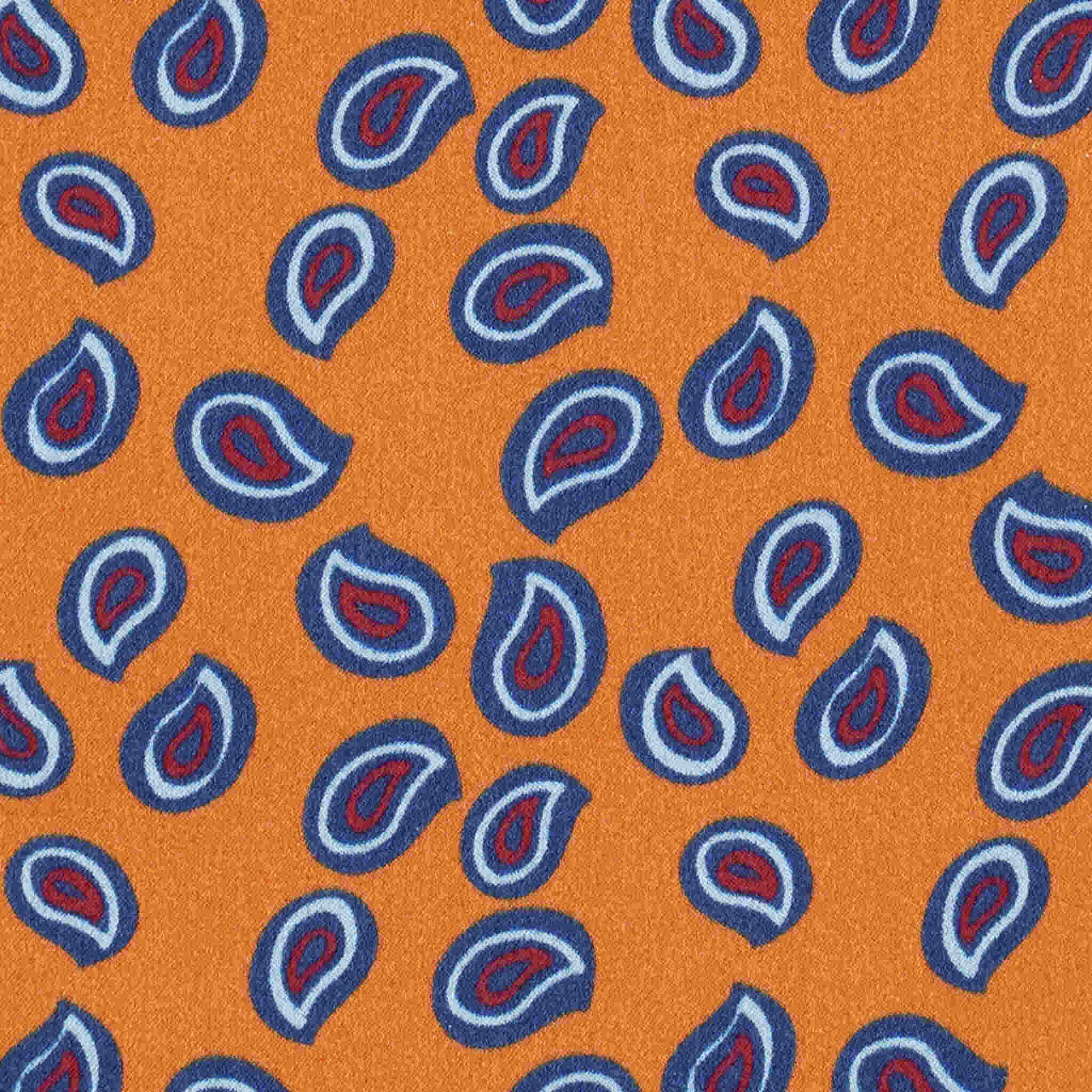 シルクダイアリー Silk 12か月 ウィークリー ダイアリー ,ラージ ハードカバー（オレンジ）,ギフトボックス